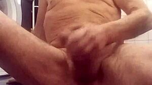 Chris teases shaved body in homemade shower bathing show with smooth skin reveal