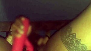 Ebony Milf's Teasing Strip Leads to Monster BBC Deepthroat Creampie