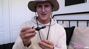 oliver faze vlogs his stepmom audrey madison's birthday by testing huge butt plugs in her tight asshole before pounding her bent over