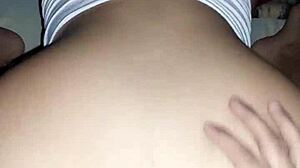 dare you not to cum in my tight pussy reverse cowgirl creampie challenge?