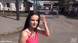 wanna suck this big hard boner outdoors pov she gulps every drop