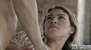 Babe's Gaping Ass Pounded by Monster Cock Cumshot