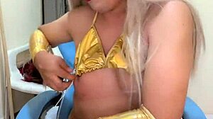 i feel amazing in my sexy pink pajamas as transsexual