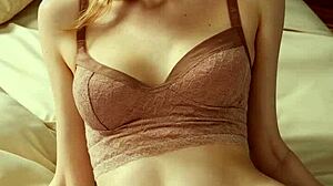 i adore these flowery panties hugging her cute model curves perfectly