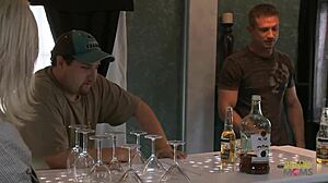 Blonde Cougar Seduces Young Stud with Doggystyle then Facial Cumshot