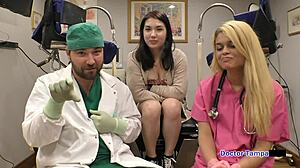 Dr Tampa backstage with Siccos and huge tit Mina Moon in latex