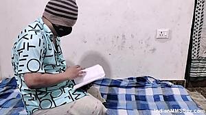 Indian Tuition Teacher Fucks Student Hard in Roleplay Creampie