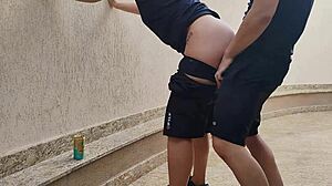 lost the bet, now strip and take this mechanic's cock like a good slave