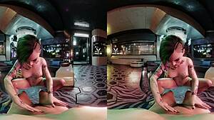 judy alvarez dying to lick and ride at v's apartment