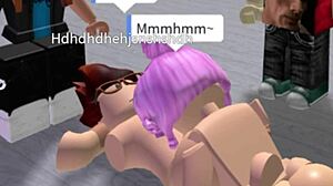 Hey sucking this furry Roblox cock feels wild