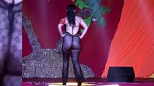 wanna see these hot latinas' see-through dresses hugging every curve?