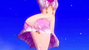 mmd japanese asian skirt lifts for sneaky upskirt tease