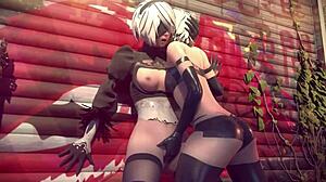 3D big tits overwatch genshin lesbian yuri bdsm anal hentai animation explodes!