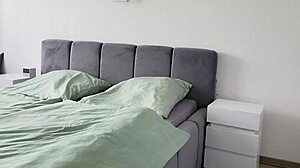 one night stand bar slut begs don't cum inside but takes two deep pussy creampies anyway