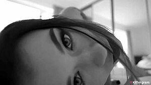 Misha Cross Teases with Killergram Blowjob Before Wild Cowgirl Ride Ends in Wet Facial at Home