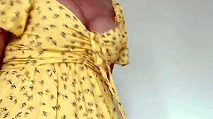 Dancing brazilian milf strips panties off tight dress so naughty!