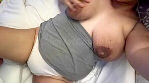 Cute Indian Babe Fingers Her Horny Hairy Pussy and Big Boobs Closeup