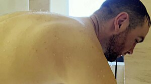 Behind scenes russian perky tits girl shower fuck bareback lick