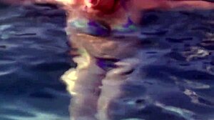 real cuck beach vid: hubby blasts huge load on wife while she fingers pussy