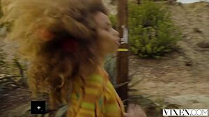 VIXENPLUS EBONY TEEN FUCKS BROTHER'S ROOMMATE DOGGYSTYLE IN DORM