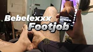 Bebelexxx's Footjob Leads to Doggystyle Pound!