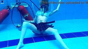 Ashlee rose fucked in school skirt underwater scuba dive