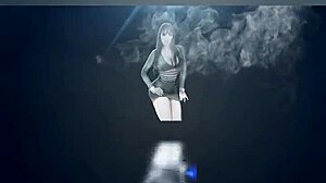 Peruvian milf Angel Lima fingers pussy in public bathroom part two
