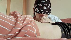 Malay celeb gf slurps boyfriend cock deep in bedroom cosplay