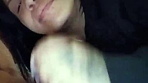 why does my stepbrother force his huge cock down my throat after mom leaves us alone?