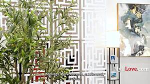 Husband agonizes watching Scarlett Venom pound CJ Love hard