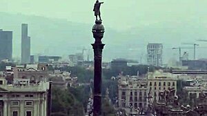 wanna see this tall skinny spanish slut flash her shaved pussy on barcelona streets?