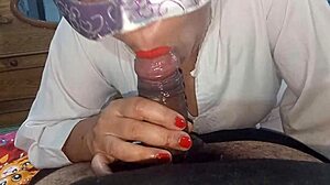 Desi guy ravages busty nurse before explosive cum finish