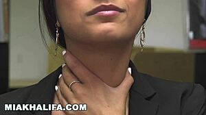 MIA KHALIFA OFFERS HER BIG TITS BOOKWORM BODY CLOSE UP FOR YOUR TABOO PLEASURE