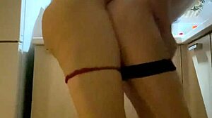 you won't believe how stepmom's fat ass shakes taking stepson's cock in kitchen