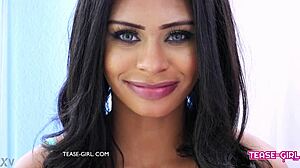 Dark-Skinned Model's Erotic Casting Interview