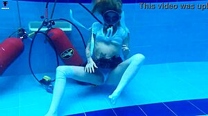 Ashlee rose fucked in school skirt underwater scuba dive