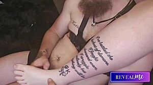 curvy goddess moans during revealme's lotion foot worship massage