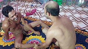 hanif popy khatun manik mia village slut fucks two friends hard