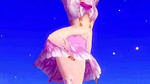 mmd japanese asian skirt lifts for sneaky upskirt tease