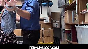 Pregnant Kimmy Granger Fucked Hard by Mall Cop for Shoplifting