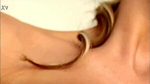 Sexy Czech Blonde Gina Teases Tight Pussy with Fruits Solo