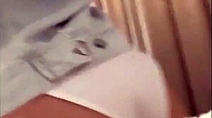 damn this arabian teen's hot shower tease dance and pussy play compilation slays