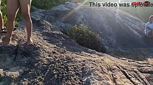 corno watches old african bbc gangbang his woman on public beach