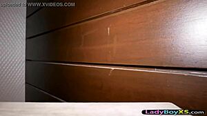 busty asian ladyboy sundress ass fucked bareback pov