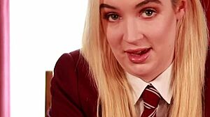british student's teasing upskirt jerk off instructions