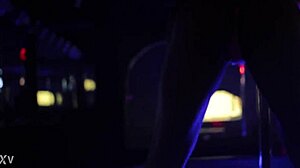 hey check out this wild twerk session lighting up the night club dance floor