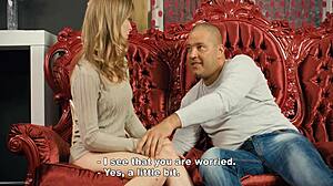 Young Russian Teen's Close-Up Defloration Fingering and Hard Fuck