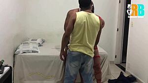 brazilian housewife slut gangbanged by black bulls cuckold husband films double vaginal creampie interracial amateur!