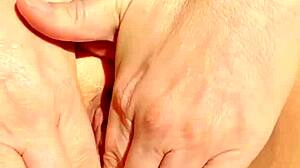 Stepsister's petite shaved pussy begs for monster cock deepthroat