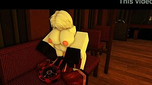 faust bends over for dante's rough doggystyle pounding
